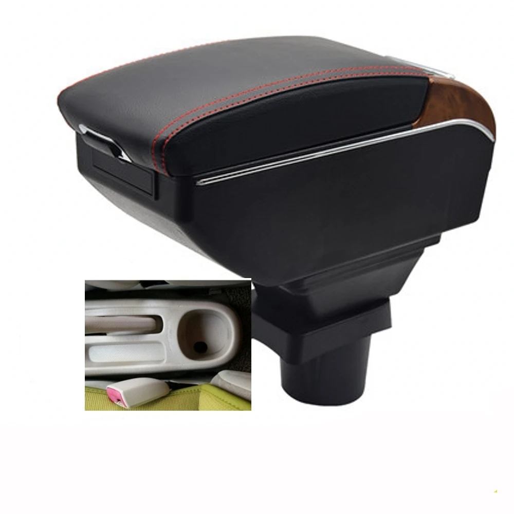 

Подлокотник для Toyota Vios, центральный подлокотник с отверстием для локтя, для хранения, аксессуары для автомобиля, интерьер с USB-подсветкой