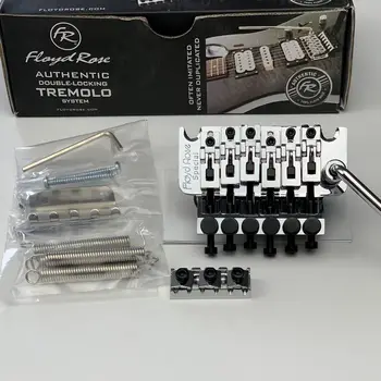 

Floyd Rose Special Electric Guitar Locking Tremolo System Bridge FRTS1000 silver With R2 Nut Chrome