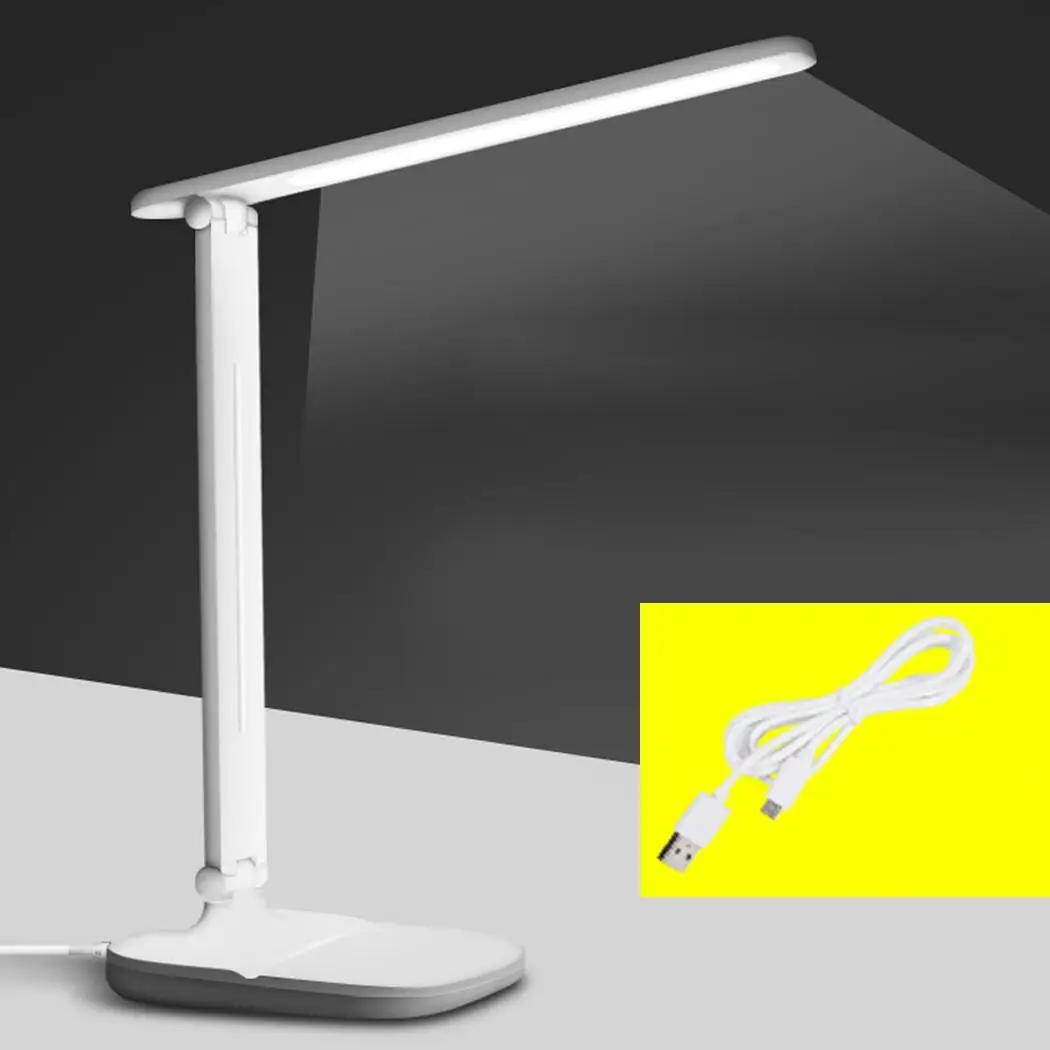 

Student Eye Protection Folding USB Desk Lamp Study, Work White Dimmable LED Soft lighting, power saving Lamp