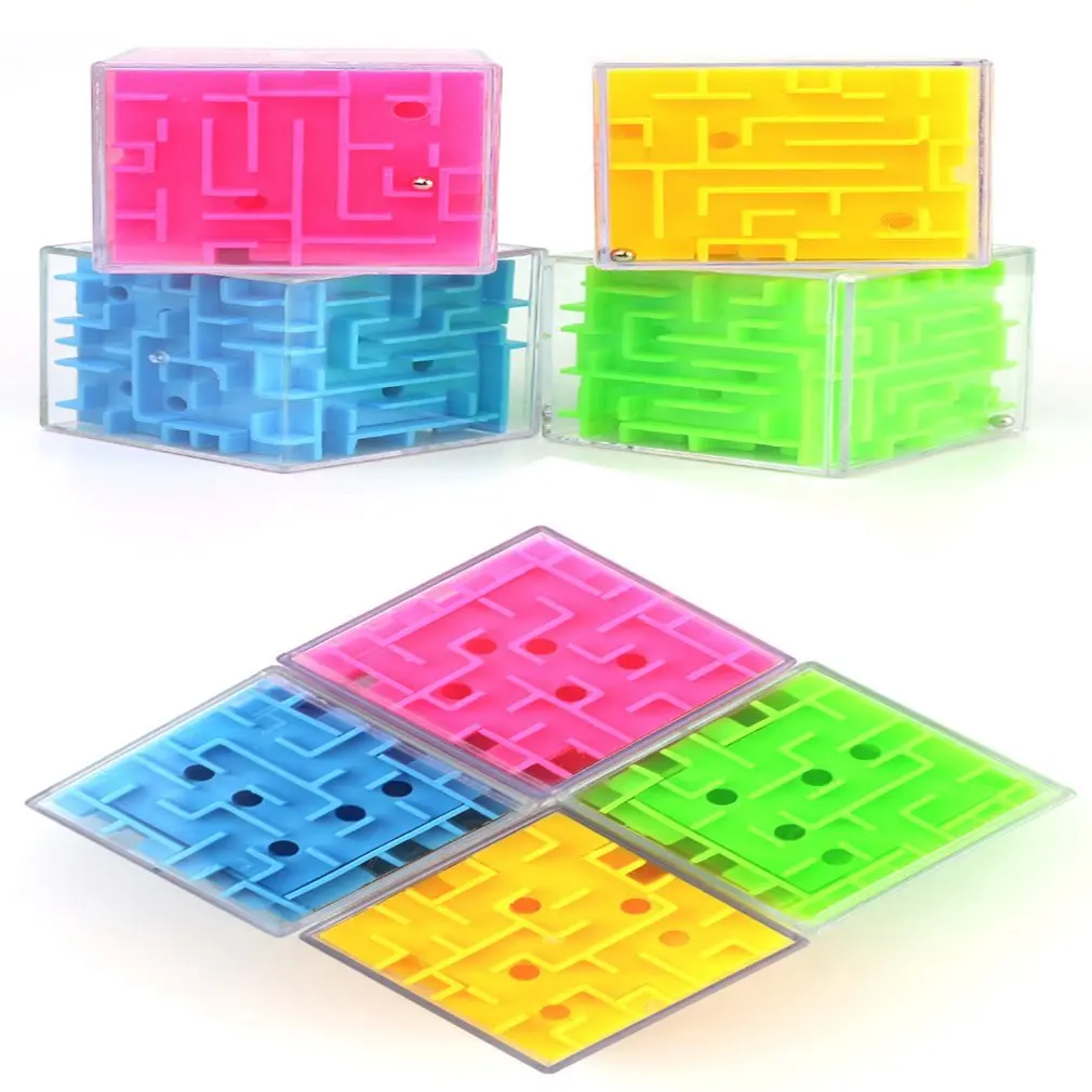 NEW 3D Mini Maze Magic Cube labyrinth ball Puzzle Speed Cube Puzzle Game Cubos children's Learning educational Toys