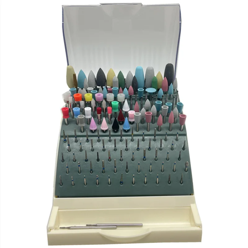 Dental Box with Drawer 142 Holes Odontologia Bur Block Holder Autoclave Sterilizer Case Disinfection Box Holder Dentistry Tool