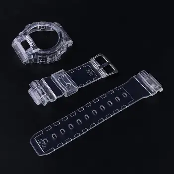 

1Set TPU Watchband Strap Watch Case for GShock DW5600/GMW5610/DW6900/BA110 GA110