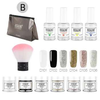 

Professional Dipping Powder System Liquid Natural Dry Nail Art Starter Kit 12PCS 12m Decoration Manicure Tools Set