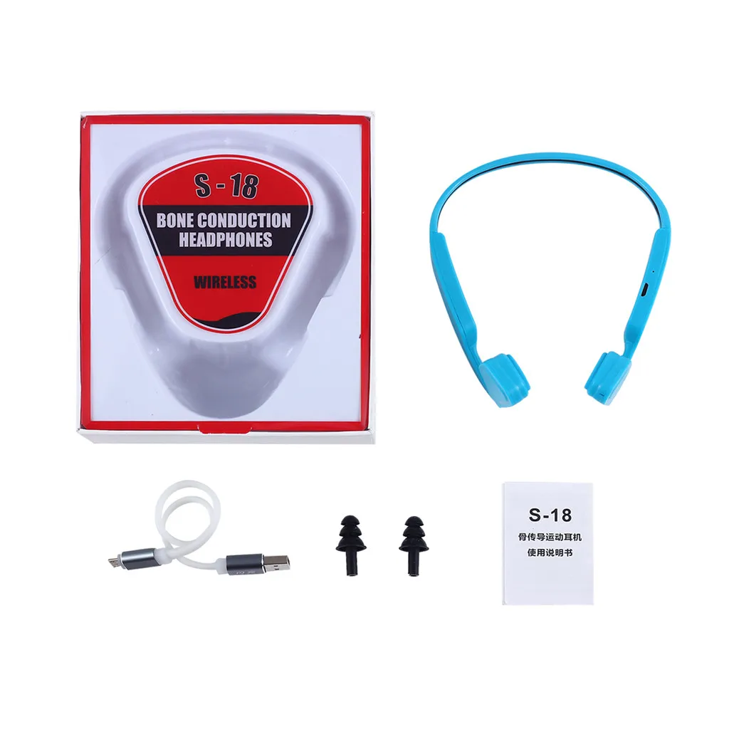 Fitness Bone Conduction Headset Sport Wireless Bluetooth Open Ear Sports Headphones Earphones For iPhone Samsung Xiaomi Huawei