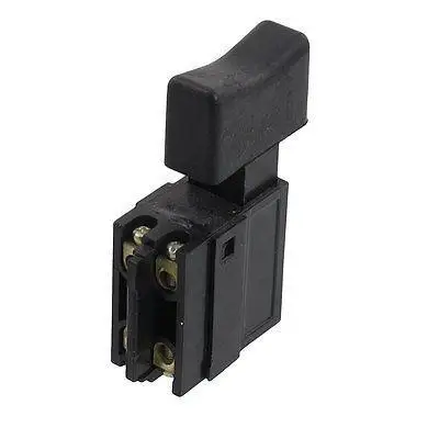 

AC 250V 6A Momentary DPST NO Black Shell Electric Tool Trigger Switch