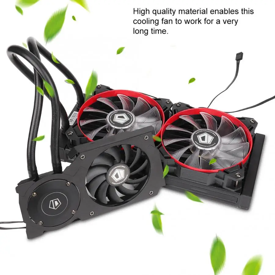 

ID-COOLING Frostflow 240VGA Graphics Card Water Cooler CPU Radiator Cooling Fan strong heat dissipation