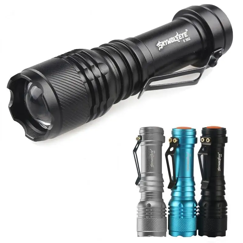 

Mini Portable Flashlight Torch variable focus waterproof Aluminum Alloy flashlight household outdoor hiking Emergency lighting