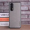 Case for OPPO Realme 7 7 pro coque Luxury textile Leather skin soft TPU hard PC phone cover for OPPO Realme 7 7 pro case funda ► Photo 3/6