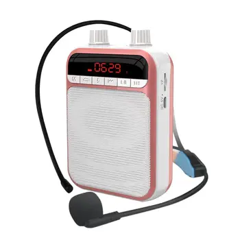 

Portable K5 Megaphone Bluetooth Wireless Voice Amplifier Teacher Microphone Speaker Loudspeaker Support TF Card FM Radio