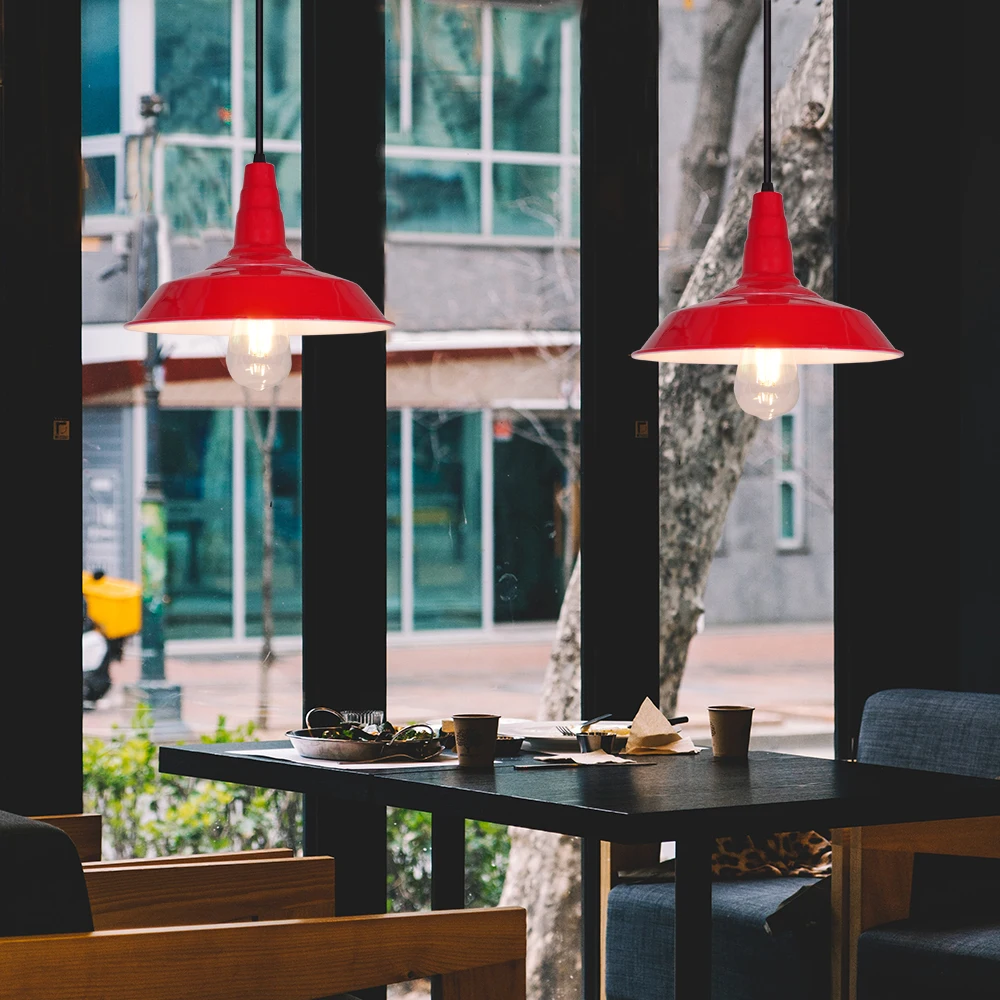 Vintage Iron Pendant Lamps American Industrial Light Dining Room Kitchen Bar Hotel Study E27 LED Lighting Fixtures | Лампы и освещение