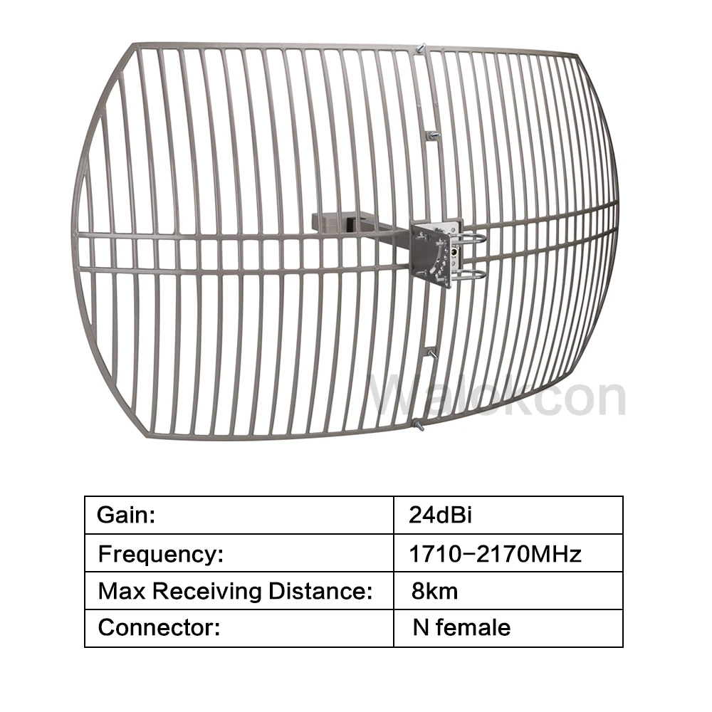 24 dBi Gain Outdoor Antenna For Signal Booster