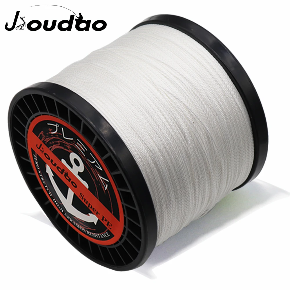 Jioudao 4 Strands 1500M Braid Multifilament PE Braided Fishing Line Fishing Braid Wire for Carp Fishing 10 20 30 55 65 85 100lb