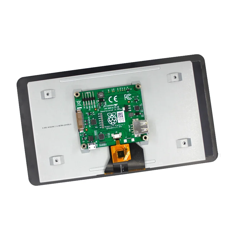 Официальный Raspberry Pi 7 дюймов TFT lcd сенсорный экран монитор дисплей 800*480 с корпус для Raspberry Pi