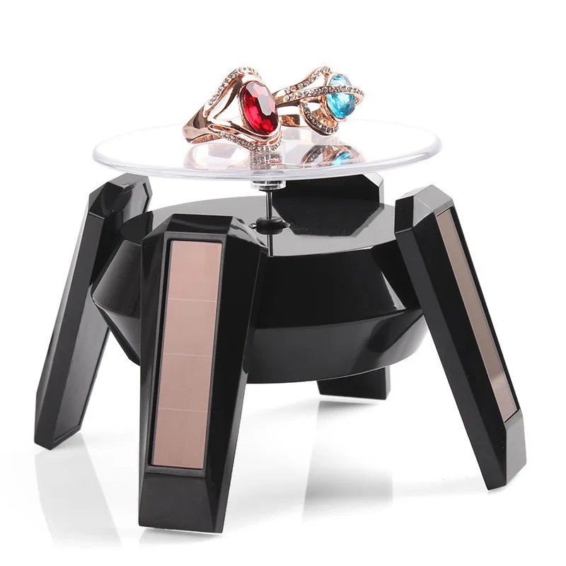 

Solar Rotating Counter Bar Bench UFO Light Included Display Stand Jewelry Rack Jewelry Mobile Phone Showing Stand Wholesale