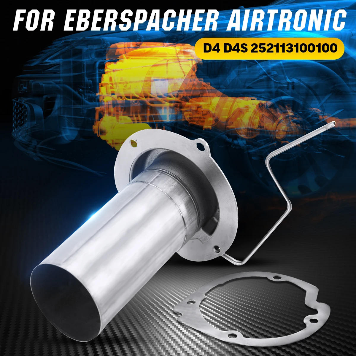 Online Inverno Riscaldatore di Parcheggio Bruciatore Inserto Torce Camera di Combustione Camera di Combustione Guarnizioni 252113100100 Per Eberspacher Airtronic D4 D4S