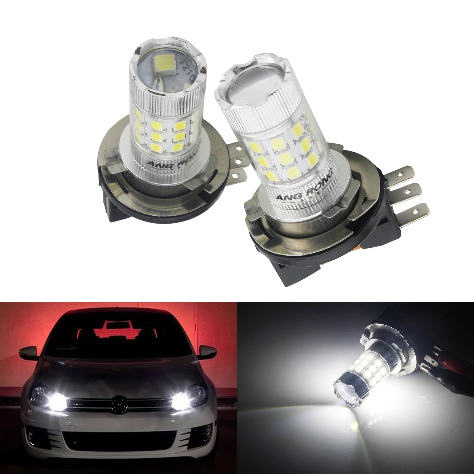 Angrong 2x30w H15 Birne Led Fernlicht Scheinwerfer Tagfahrlicht Drl Weiss Fur Mercedes Aliexpress