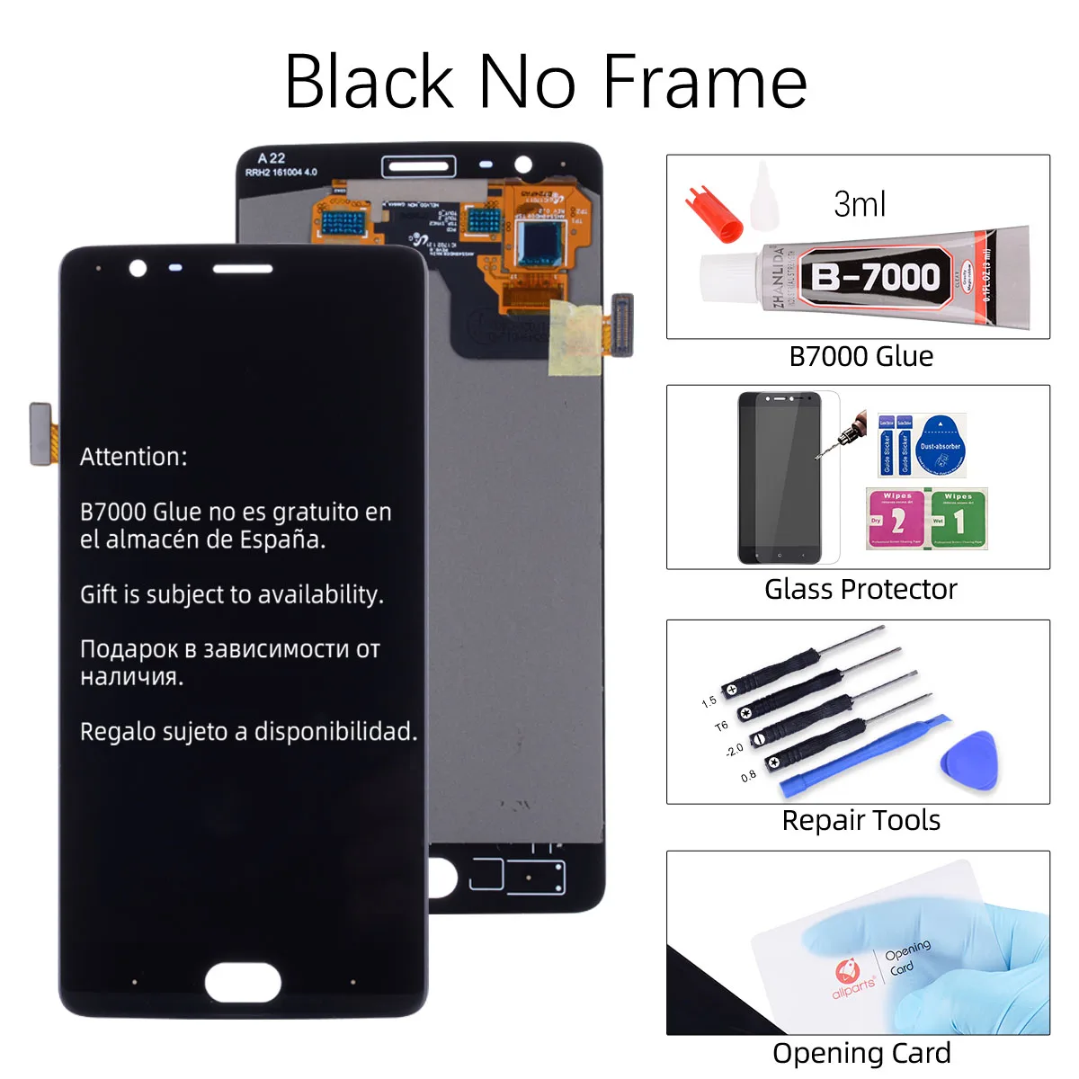 No Frame Black AMOLED affichage d'origine pour Oneplus 3 affichage 3T ECRAN tactile lcd avec remplacement du cadre pour Oneplus 3 3T affichage - Цвет: No Frame Black
