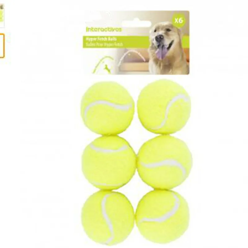 6 PCS Tennis Launcher Special 5cm Ball Dog Elastic Professional Tennis Throw Machine Portable Toy Only The Ball No Machine