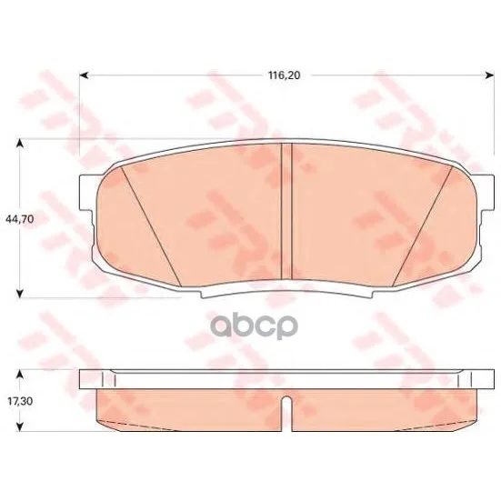 Gdb3491_=1272 00 [0446660120]!Колодки Дисковые З Toyota Land Cruiser 4.7 V8/4.5d V8 08 Trw/Lucas Gdb3491 TRW/Lucas арт. GDB3491