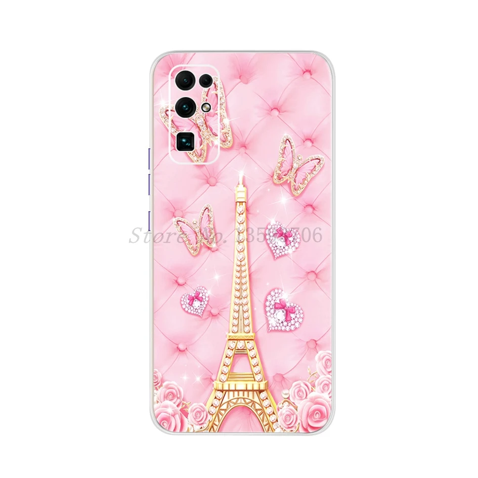 Soft Silicone TPU Pattern Phone Case - Shockproof Bumper Cover