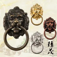 B-447 винтажный Топ класс матовый голова льва домашний шкаф гардероб дверь ручка для домашнего улучшения металлическая ручка