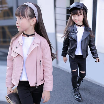 best sale f85194 pu girls teens jackets girl kids classic collar coats teen windbreaker clothing children s outerwear 3 12 years girls jackets cicig co pu girls teens jackets girl kids classic collar coats teen windbreaker clothing children s outerwear 3 12 years girls jackets