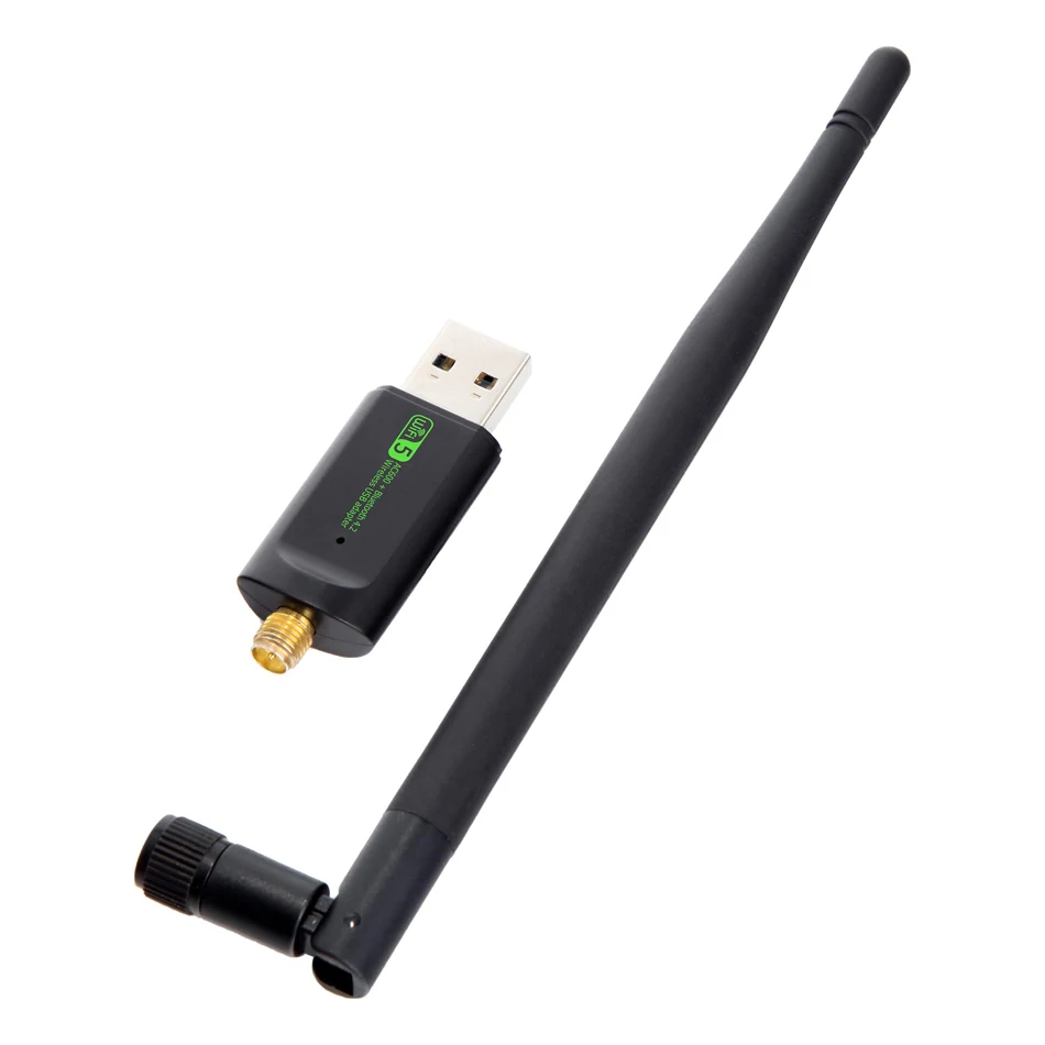 Creacube 600M Wireless USB WiFi Adapter Network Card Wifi Receiver 2.4/5G Dual Band Antennas Computer Network LAN Card For PC