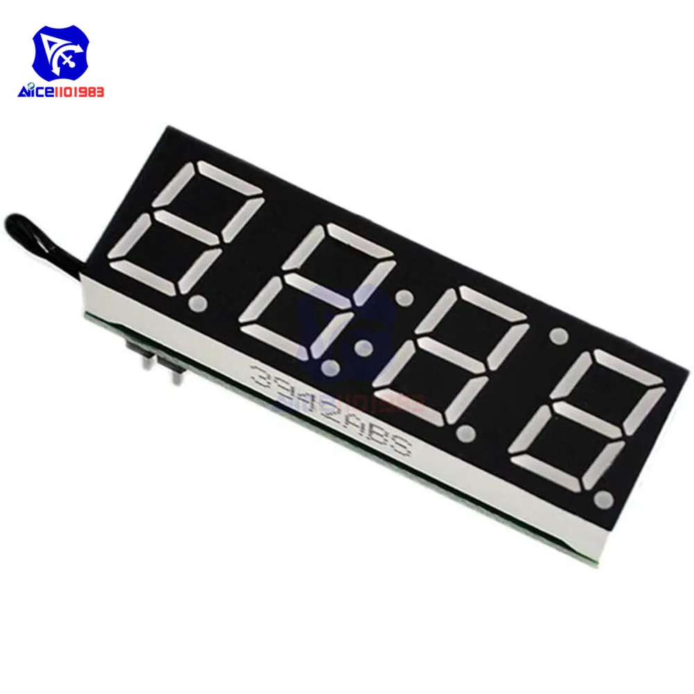 Diymore 3 в 1 R8025 цифровой светодиодный дисплей часы температура модуль напряжения