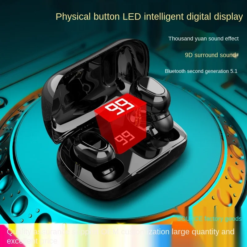 

The new TWS Digital L21Pro fashion wireless headset sports noise reduction earbud microphone wireless adapter bluetooth headset