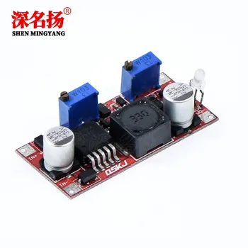 

DC-DC step-down adjustable constant voltage and constant current charging LED driver with charging indicator CCCV power module