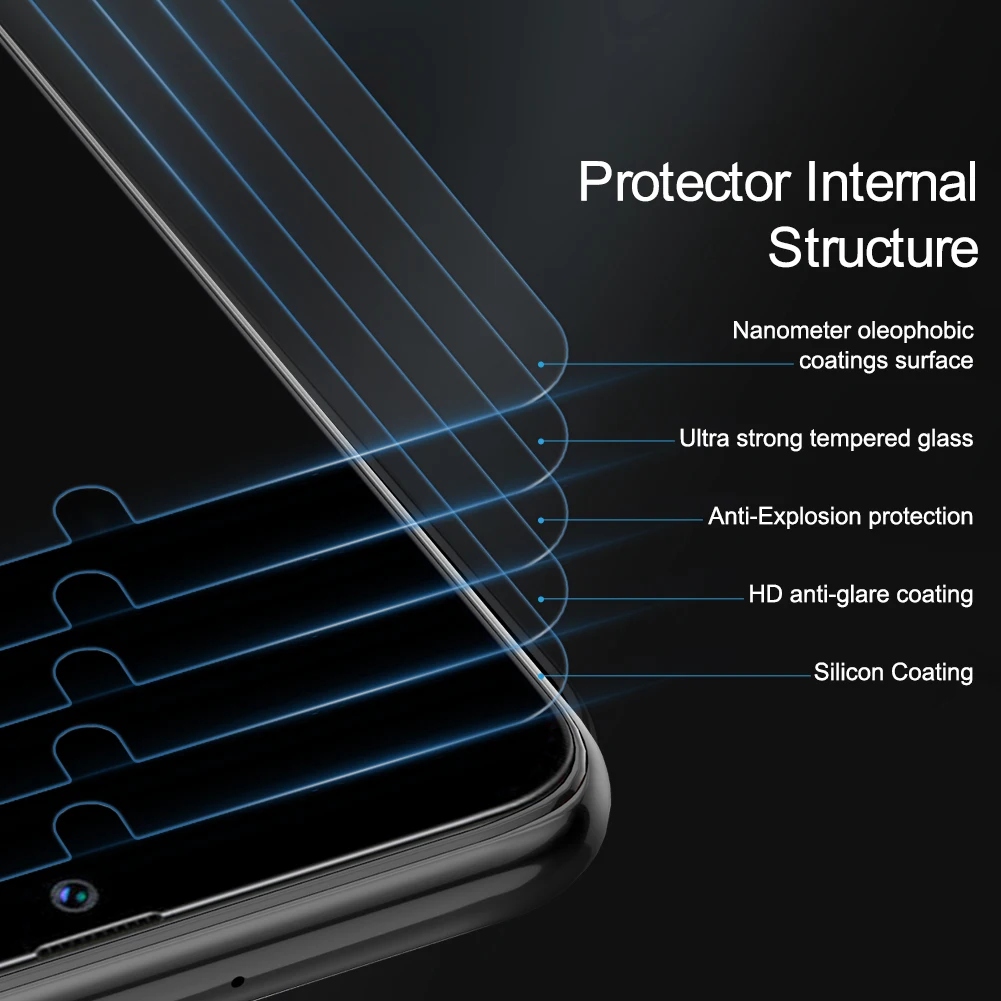 Для samsung Galaxy A30S A50S A70S M30S A20 закаленное стекло Nillkin удивительная твердость 2.5d Cuvred Защитная пленка для экрана