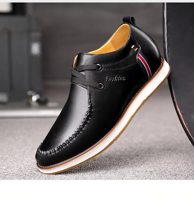 

2019 Spring Leather Casual Korean Version Of The Trend Flat Shallow Mouth Before The State With Fashion Light And Wild Models