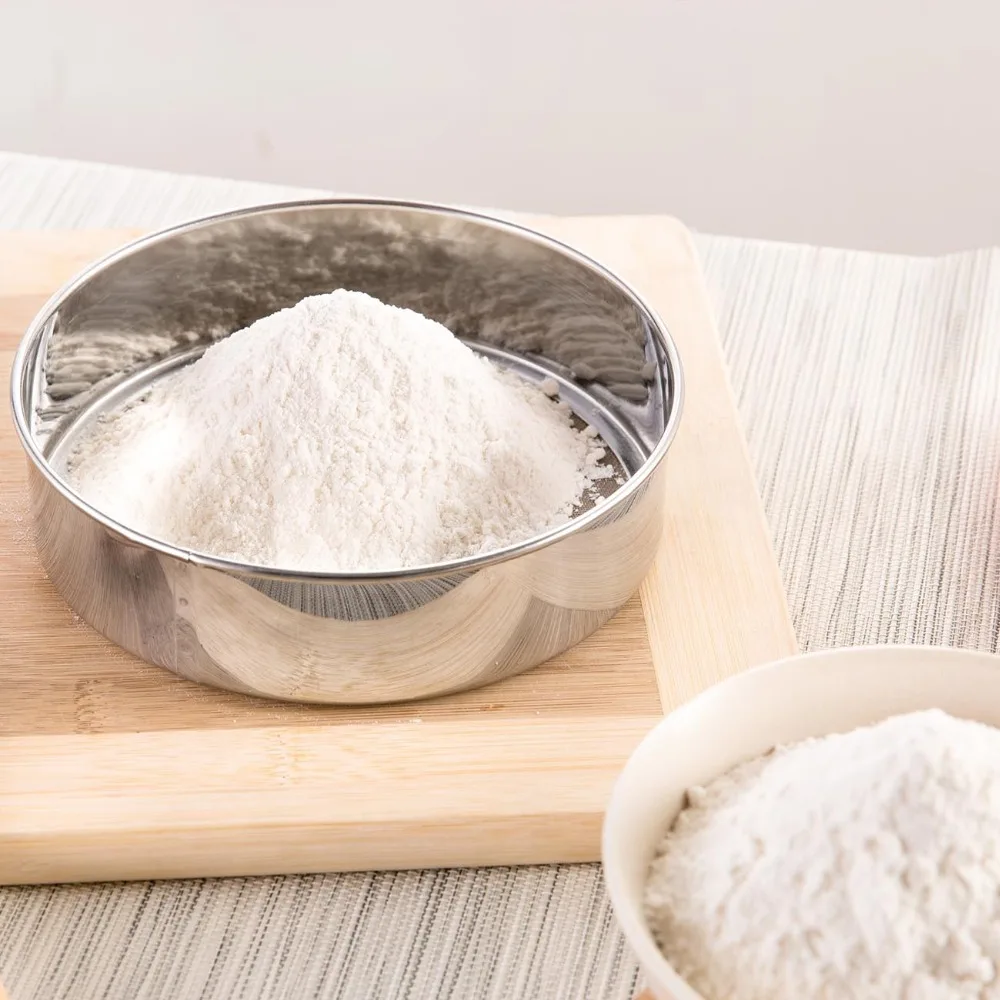 

7inch Stainless Steel Flour Sieve Handheld Baking Filter Baking Tools Powdered Sugar Chinese Medicine Screen Fine Sieve