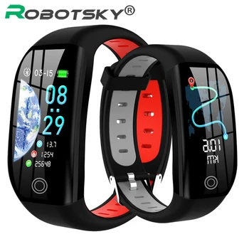 

Smart Bracelet GPS Fitness Activity Tracker 1.14 inch Sport Waterproof Blood Pressure Sleep Monitor F21 Smart Watch Wristband