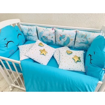 

Комплект в кроватку "Мультяшки в облаках" Комплекты в кроватку