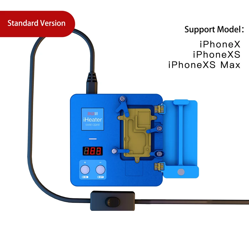 AIXUN 110/220V телефонное доска с двумя слоями предварительного нагрева пресс-форм паяльная станция для iPhone 11 Pro X XS MAX материнская плата паяльной станции для ремонта