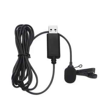 

2M Portable Mini Clip-on USB Mic Omni-Directional Stereo Condenser Video Recording Microphone for Camera Mac PC Laptop Computer