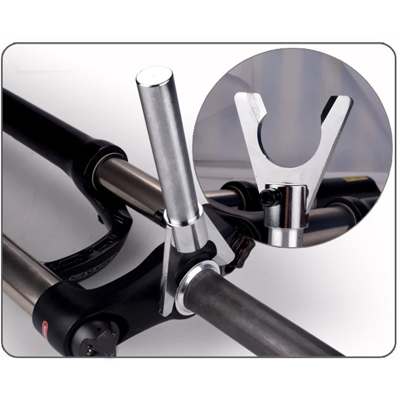 Передняя вилка для велосипеда, инструмент для снятия гарнитуры, Велосипедная вилка, модификация, инструмент для ремонта велосипеда, инструмент для ремонта горного велосипеда