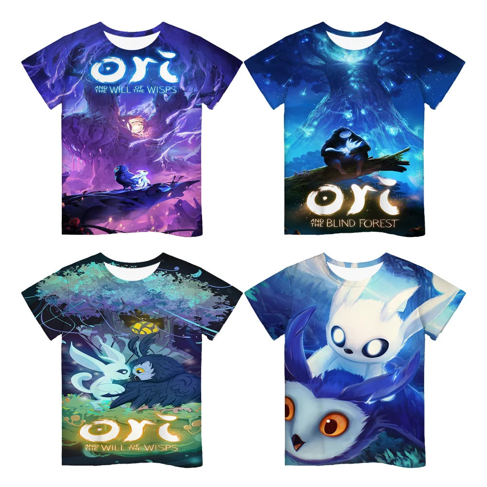 

Ori and the Will of the Wisps 3D Print T Shirt Unisex Children T-Shirt 3d Tops Boys Girls Kids Cool Tees Streetwear Baby Tops