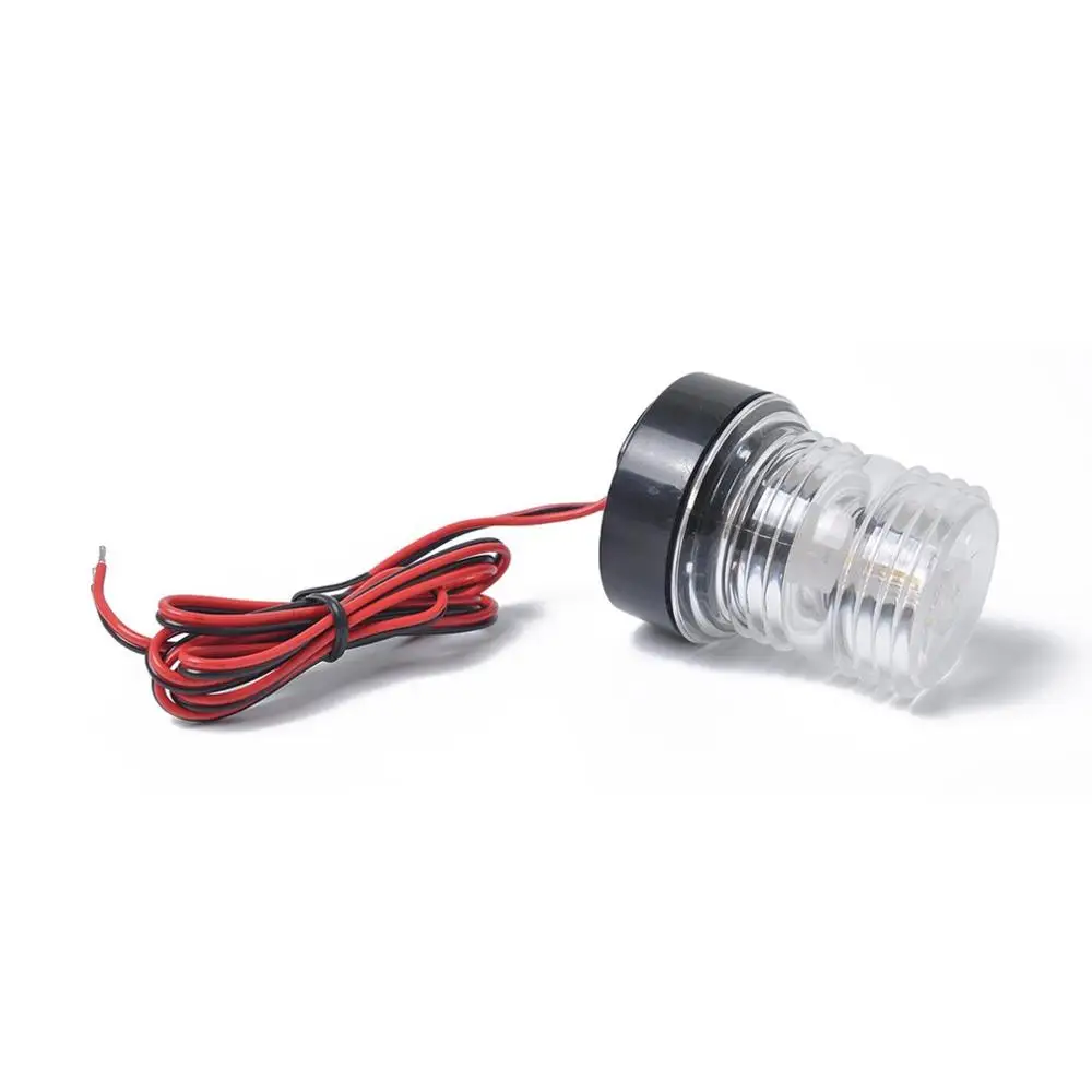 DC12V яхта корабль навигационный сигнал индикатор белый светодиодный якорь свет дальнего расстояния парусный сигнал сигнальная лампа