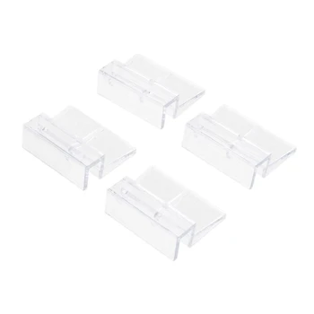 

4pcs Acrylic Clip Holder Glass Lid Holder for Aquarium Fish Tank 10mm