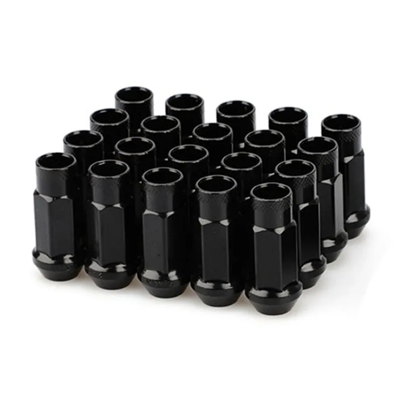 Комплект колесных гаек M12x1.5MM части 20шт Черный для Honda Civic Accord сплав аксессуары Замена