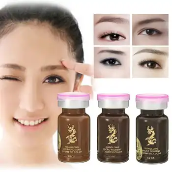 

3 Colors Semi-Permanent Eyebrow Tattoo Ink Professional Makeup Pigment 3D Micropigmentation Brows Ink Emulsions 15ml