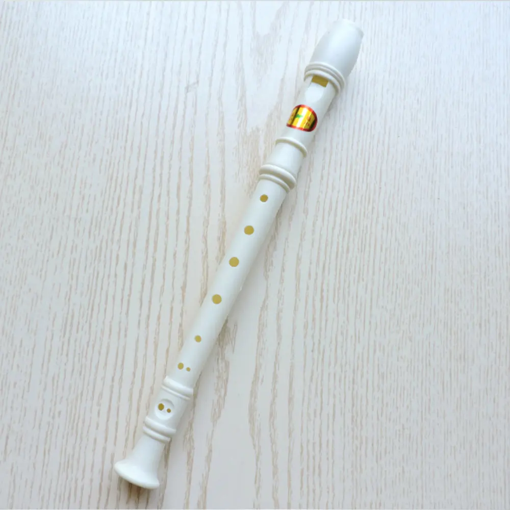 

A Soprano Flute Treble Flute Clarinet Long Interesting Resin White Self Taught Study Teaching Children Gift Music Play Student