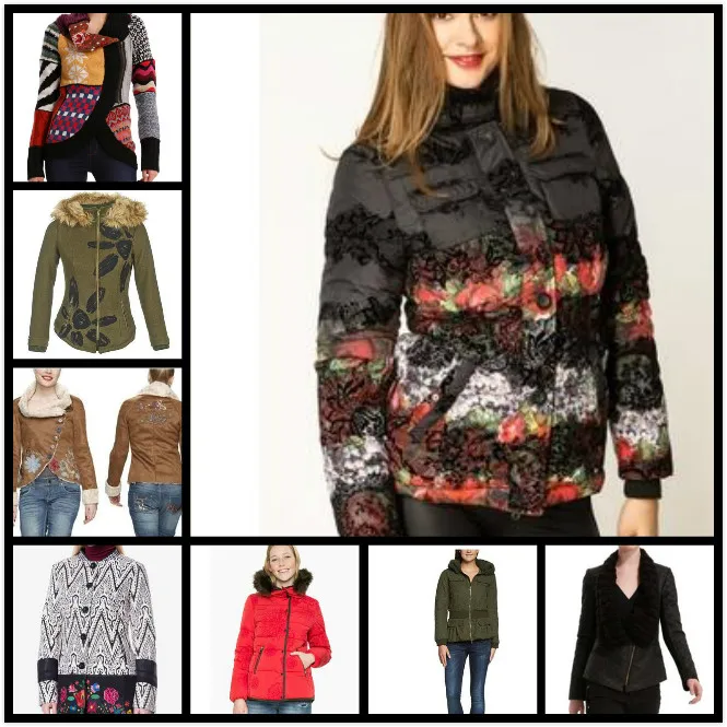 

DESIGUAL Popular logo winter hooded lady in Spain size 36-46