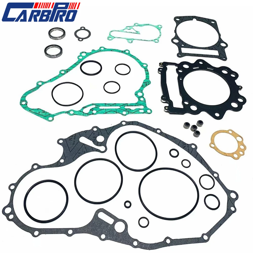 One Set Complete Gasket Kit Includes Valve Seals For YAMAHA RAPTOR 700