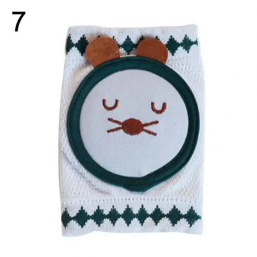 7 Cartoon Animal Anti-slip Baby Crawling Knee Pads Protector Elastic Leg Warmer - Цвет: 7