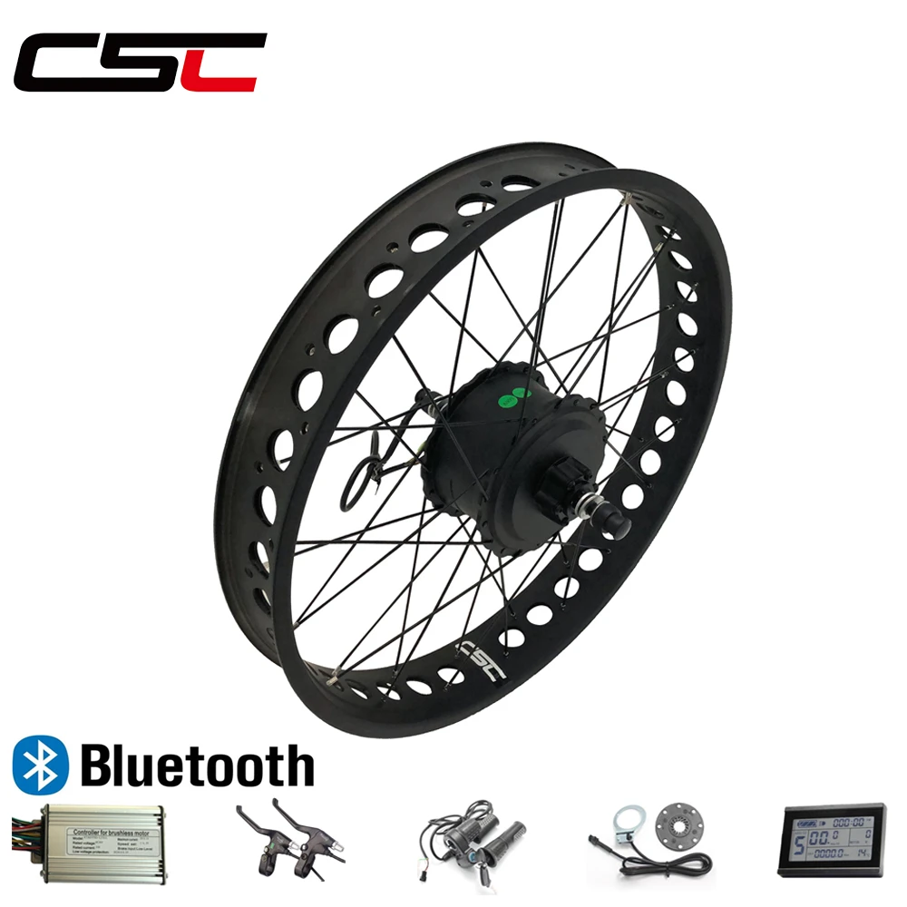 HALLOMOTOR 48V 750W 8Fun Bafang Freehub Cassette Fat Tire 24 Inch Rear