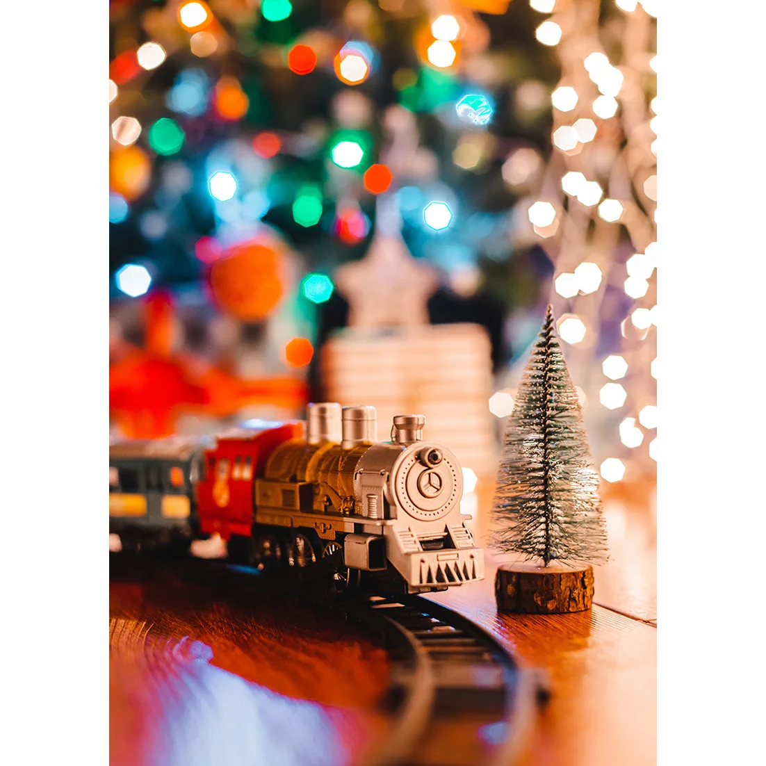 Train Glitter Flare Bokeh Photo Backdrops Computer Printed Backgrounds for Children Baby Shower Photophone Photography Props | Электроника