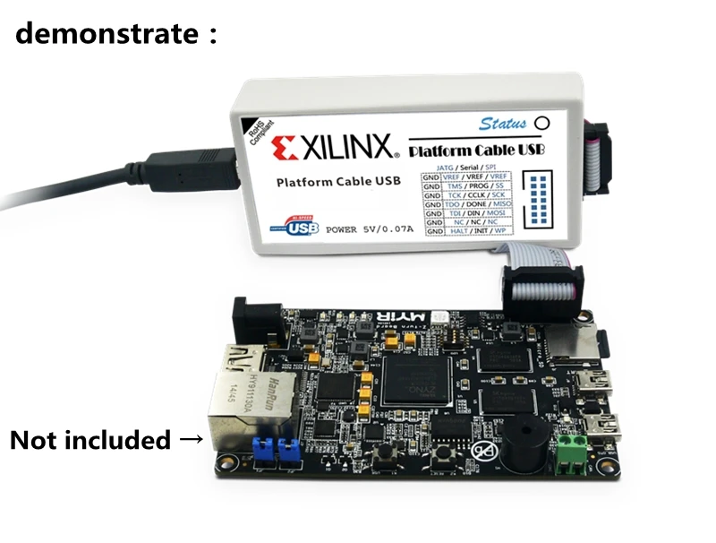 Xilinx загрузчик линия эмулятора JTAG Платформа Кабель USB FPGA CPLD поддержка ISE 9 1 До 14 7 |